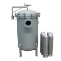 Stainless Steel Bag Filter Housing 0.5um Liquid Filtration Water Purifcation